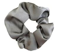 Lot de 2 élastiques à cheveux pour femme - Serre-tête - Élastique - Corde à cheveux - Pour queue de cheval - Pour l'extérieur et le quotidien - Gris argenté