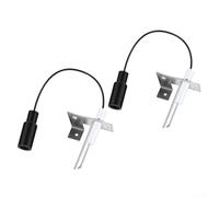 Lot de 2 électrodes d'allumage pour chauffe-eau avec sonde d'allumage 93868