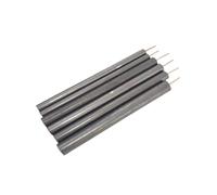 Lot de 2 électrodes en graphite et carbone avec fil de cuivre for expériences électrolytiques - Longueur: 200mm(16x200mm)