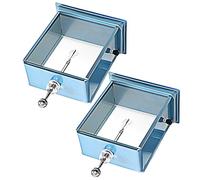 Lot de 2 électroscopes éducatifs en feuille de métal pour la physique, les laboratoires, statique, électricité, salle de monstrations en métal et verre