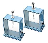 Lot de 2 électroscopes éducatifs en feuille métallique pour la physique, les laboratoires, statiques, électricité, salle de monstrations, laboratoire, détecteur électrostatique