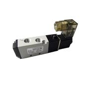 Lot de 2 électrovannes pneumatiques 2 positions 5 ports 4V110-06, DC12 V DC24 V AC36 V AC110 V 220 V 380 V (DC24 V)