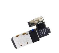 Lot de 2 électrovannes pneumatiques 4V210-8, vanne de commande de vérin pneumatique 220 V/24 V, vanne directionnelle Yadek 4V310(GRAY)