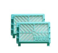 Lot de 2 éléments de filtre HEPA + filtre à air pour aspirateur Philips FC8720 FC8724 FC8732 FC8734 FC8736 FC8738 FC8740 FC8748 (couleur : jaune clair)