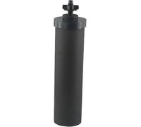 Lot de 2 éléments filtrants à eau de 24,8 cm, cartouches de charbon actif de noix de coco pour système de filtration par gravité Berkey BB9-2, noir