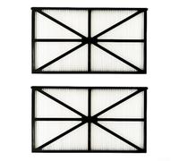 Lot de 2 éléments filtrants robotiques pour nettoyeur de piscine compatible avec RCX70101/RCX70101PAK2, grille diamant en fibre PET, système de filtration à 3 couches pour une meilleure élimination de