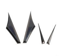 Lot de 2 emblèmes d'aile de porte latérale pour garniture de garde-boue, panneau de carrosserie et décoration de coffre, compatibles avec les dimensions standard du véhicule (A)