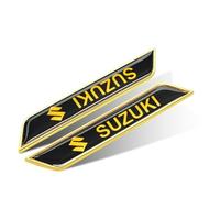 Lot de 2 emblèmes de logo en métal pour Suzuki Alto HA GF K-Series Kei Lapin Twin Celerio Basic Badge autocollant de rechange de qualité supérieure Accessoires de décoration de style automobile B/doré