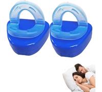 Lot De 2 Embout Buccal Anti-ronflement, Protège-dents Pour Dents De Nuit, Protège Dents Pour Arrêter Le Ronflement, Dispositif De Protection Buccale Anti-ronflement Pour La Respiration Du Sommeil