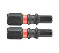 Lot de 2 embouts 25 mm 6 pans 4 mm pour tournevis à impact - FACOM - ENH.104