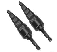 Lot de 2 embouts 5 en 1 en tube de cuivre extenseur fabriqués à partir d'acier à roulement pour perceuses électriques, kit d'outils d'évasement multi-tailles pour réparation de CVC, service de