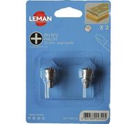 Leman 51902.02 Lot de 2 Embouts avec butée pour placo