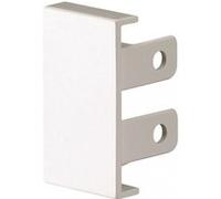 Lot de 2 embouts blanc pour moulure, H. 4.3 x P.2.8 cm