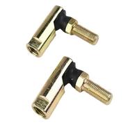 Lot de 2 Embouts de biellette de Direction for Tondeuse à Gazon for tracteurs autoportés 723-0448 1120917 923-0448A Filetage Femelle 7/16"-20 RH Filetage mâle 3/8"-24 RH Pièces de Rechange