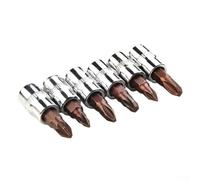 Lot de 2 embouts de ouille PH1 PH2 PH3 compatibles avec PZ1 pour PZ2 PZ3 pour travail de précision 6,35 mm (PH3)