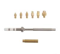 Lot de 2 embouts de fer à souder, écrous remplaçables à chaud pour TS100, fonction de coupe et de gravure, construction en laiton pour plus de durabilité, idéal pour les travaux manuels d'impression