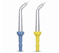 Lot de 2 embouts de jet classiques de rechange pour hydropulseur WP-100 WP | Embouts de rechange pour hydropulseur classique, ABS, code couleur, gomme, sans danger pour la couronne