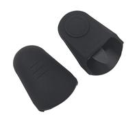Lot de 2 embouts de protection en caoutchouc Yootones, durables, compatibles avec les embouts de saxophone et de clarinette (noirs)