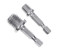 Lot de 2 embouts de tournevis à tête hexagonale pour perceuse électrique à clé à couple élevé