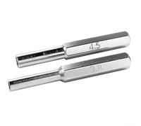 Lot de 2 embouts de tournevis de sécurité 3,8 mm et 4,5 mm pour NES SNES pour N64 et autres réparations d'appareils électroniques (3,8 mm et 4,5 mm)