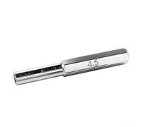 Lot de 2 embouts de tournevis en acier inoxydable 3,8 mm et 4,5 mm pour Nintendo NES pour SNES N64 - Poignée ergonomique antidérapante - 2 pièces (4,5 mm)