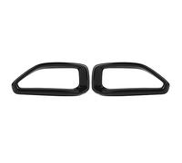 Lot de 2 Embouts d'échappement en Acier Inoxydable, Noir Brillant, Cadre décoratif pour la Série 3 G20 2019-2021