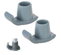 Lot de 2 embouts en caoutchouc robustes pour déambulateur et ski 28 mm