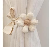 Lot de 2 embrasses de rideau mignonnes en forme d'ours et fleurs - Pour la décoration de la maison, de la chambre d'enfant - Fleurs B