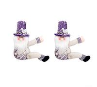 Lot de 2 embrasses de rideaux festives en forme de bonhomme de neige rehaussées de paillettes pour la maison et la vente au détail (A)
