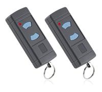 Lot de 2 Émetteur Garage Boutons Bleus 868MHz Remplacement pour HORMANN HSE2-868 HSM4-868 HSE4-868 Compatible avec Tubauto HSM4-86
