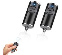 Lot de 2 émetteurs de porte de garage compatibles 868,3 BS MHz pour hormann HSM2 HSE4 HS1 HS4 HSZ1 HSZ2 BS Bleu