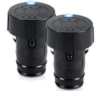 Lot de 2 émetteurs manuels 868 MHz HSZ2 868-BS pour ouverture de porte de garage, télécommande à 2 boutons, compatible avec Hörmann série 2/3, remplacement pour SupraMatic ProMatic RollMatic RotaMatic