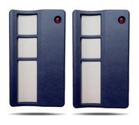 Lot de 2 émetteurs manuels compatibles avec Chamberlain 84335EML, 84333E, 94333E, 433,92 MHz - Duplicateur de télécommande de garage pour MLR 500/750/850