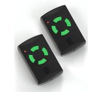 Lot de 2 émetteurs manuels de rechange pour porte de garage Hörmann HSM4-26.995 MHz
