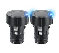 Lot de 2 émetteurs manuels HSZ1 868-BS - 868 MHz - 1 bouton - Compatible avec les modèles Hörmann série 1/2/3 - Remplacement pour SupraMatic, ProMatic, RollMatic, RotaMatic, LineaMatic