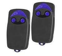 Lot de 2 émetteurs manuels pour ouvre-porte de garage, compatibles avec télécommande Nice FLO2, FLOXIR, FLOX2RGate, 433,92 MHz