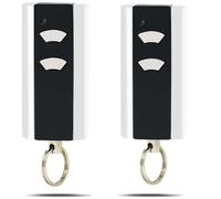 Lot de 2 émetteurs portatifs de porte de garage 433 MHz - Compatible avec Normstahl Entrematic RCU 433-2, RCU 433-4, EA433 2KM, EA433 2KS, T433-4 Crawford 433.92 - Code tournant pour porte de garage