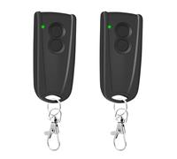 Lot de 2 émetteurs portatifs de rechange pour EcoStar RSC2 433, télécommande d'ouverture de porte de garage 433,92 MHz, 4 canaux, compatible avec Hormann EcoStar Liftronic 500/700/800, Portronic D2500