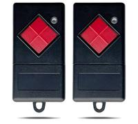 Lot de 2 émetteurs portatifs pour porte de garage Dickert MAHS27-04, MAHS27-01, AHS27-02, AHS27-03, AHS27-04, compatible avec les interrupteurs Dip Dickert 27,015 MHz
