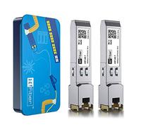 Lot de 2 émetteurs-récepteurs SFP 1000BASE-T, SFP vers RJ45, Module cuivre SFP vers Ethernet 1,25 G Compatible avec Cisco GLC-T/SFP-GE-T, MA-SFP-1GB-TX, Ubiquiti UniFi UF-RJ45-1G, Mikrotik S-RJ01,