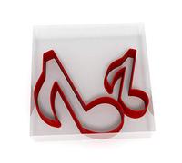 Lot de 2 emporte-pièces en forme de note de musique 3 cm + 5 cm
