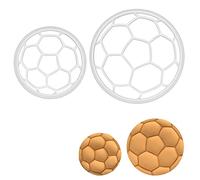 lot de 2 emporte-pièces pour ballons de football, 2 pièces