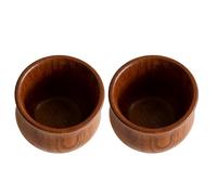 Lot de 2 en bois pour boissons, style rétro, en bois, au look vintage, pour la maison, pour café, thé, latte, vin, lait dans la cuisine, la salle à manger, le café à l'arbre
