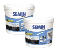 SEMIN Enduit de Lissage Extra Fin 2 X 1,5 kg - Type Gras Sans Solvants - Prêt à l’Emploi - Finition Ultra Lisse Avant Peinture - Intérieur/Extérieur - Qualité Professionnelle