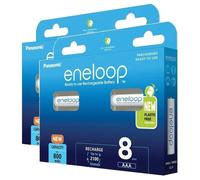 Lot de 2 Eneloops Pack 8 Piles Rechargeables Micro AAA 800mAh Ni-MH