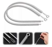 Lot de 2 enfile-aiguilles à ressort avec cordon de serrage - Outil de remplacement pour sweats à capuche et pantalons