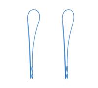 Lot de 2 enfile-cordons en plastique flexible de 58,2 cm pour cordon de serrage, outil de remplacement rapide et facile pour pantalons de survêtement, vestes, maillots de bain, shorts (bleu)