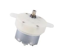 Lot de 2 engrenages à couple élevé - 12 V CC - Moteur électrique lent - 3 tr/min - Diamètre de l'arbre : 4 mm
