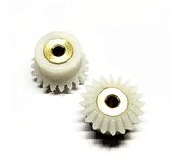 Lot de 2 engrenages coniques en nylon for modèles réduits d'avions - Engrenage différentiel 20 dents avec vis M4, module 1M, alésage 4-10 mm(5mm bore)