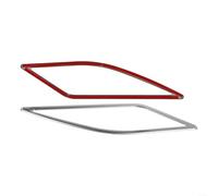 Lot de 2 enjoliveurs avant de voiture en acier inoxydable argenté pour Golf 7 MK7 7.5 2013-2019